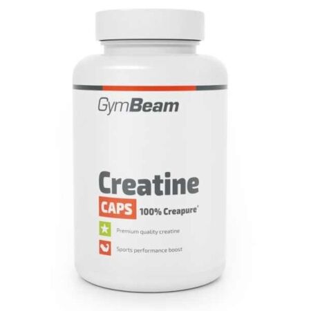 GymBeam CREATINE 100% CREAPURE® 120 CAPS - Kreatin