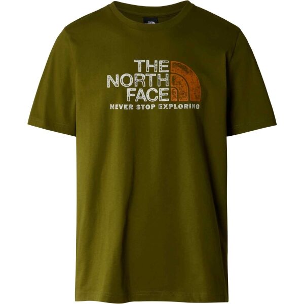 The North Face RUST Pánske tričko, khaki, veľkosť