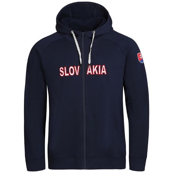 PROGRESS HC SK HOODY ZIP Férfi rajongói pulóver, sötétkék, méret