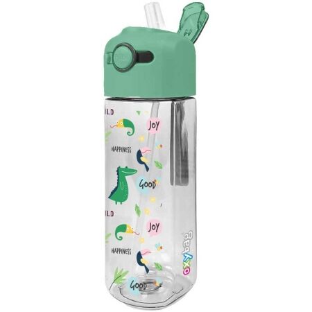Oxybag DINO 450 ML - Detská plastová fľaša na pitie