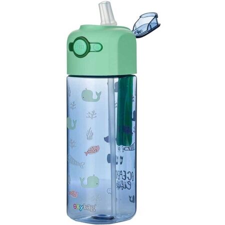 Oxybag OCEAN LIFE 450 ML - Детска пластмасова бутилка за напитки