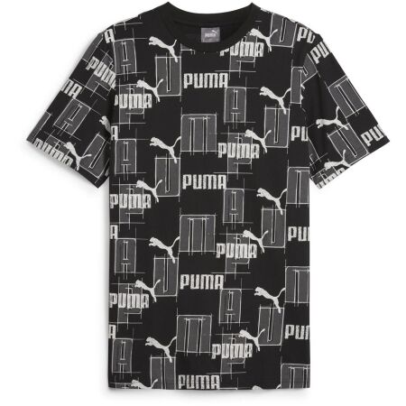 Puma ESSENTIALS + LOGO LAB AOP TEE - Pánske tričko