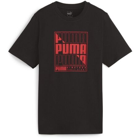 Puma GRAPHIC PUMA BOX TEE - Herrenshirt