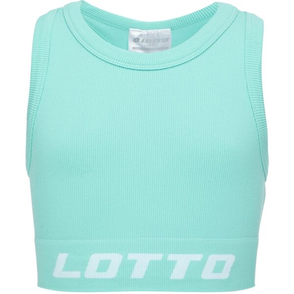 Lotto ADEN Dievčenský športový top, svetlo zelená, veľkosť