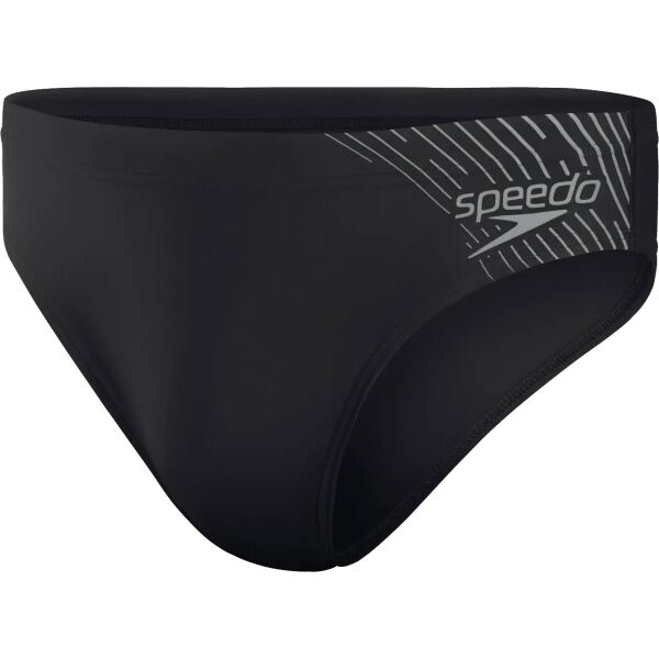 Speedo MEDLEY LOGO 7CM Pánske plavky, čierna, veľkosť