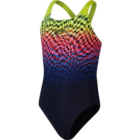 Speedo DIGITAL PLACEMENT SPLASHBACK - Ženski jednodijelni sportski kupaći kostim