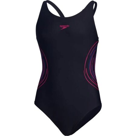 Speedo PLACEMENT MUSCLEBACK - Ženski jednodijelni sportski kupaći kostim