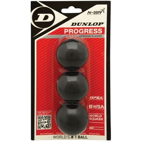 Dunlop PROGRESS 3BBL - Míček na squash