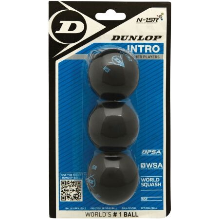 Dunlop INTRO 3BBL - Loptička na squash