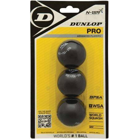 Dunlop PRO 3BBL - Loptička na squash