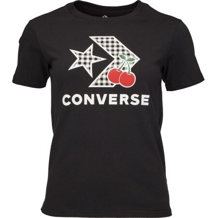 Converse CHERRY STAR CHEVRON INFILL - Tricou de damă
