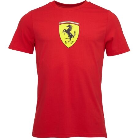 Puma FERRARI RACE BIG SHIELD - Pánske tričko