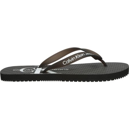 Calvin Klein BEACH SANDAL GLOSSY - Men's flip-flops
