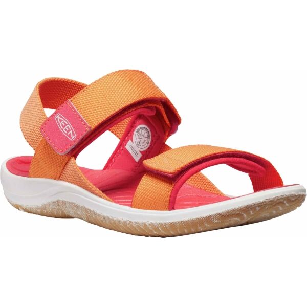 Keen ELLE BACKSTRAP YOUTH Detské sandále, oranžová, veľkosť 37