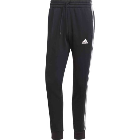 adidas ESSENTIALS FLEECE 3-STRIPES TAPERED CUFF - Pánske tepláky