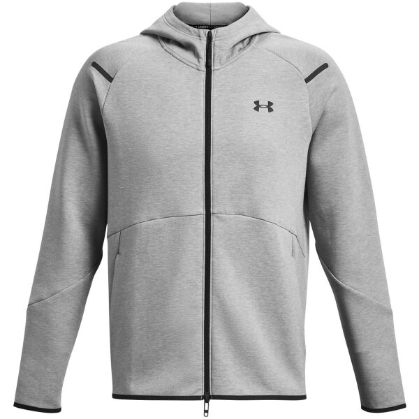 Under Armour UNSTOPPABLE FLC FZ Pánska mikina, sivá, veľkosť