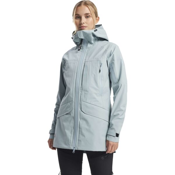 TENSON TXLITE SHELL W Női outdoor kabát, világoskék, méret