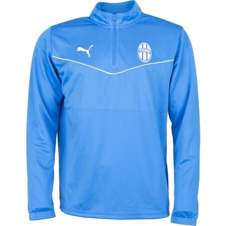 Puma TEAMRISE 1 4 ZIP TOP JR - Fiú pulóver