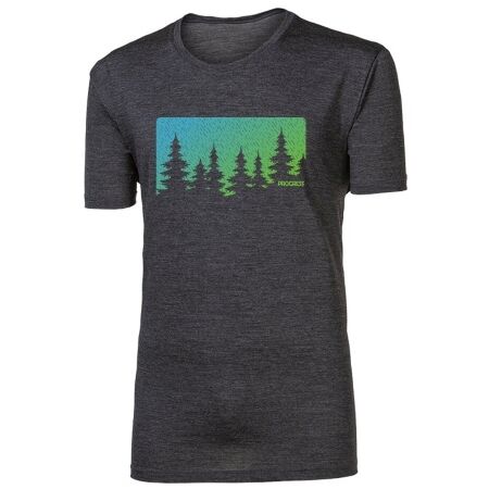PROGRESS HRUTUR FOREST - Men's merino T-Shirt
