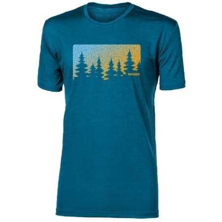 PROGRESS HRUTUR FOREST - Pánske merino tričko