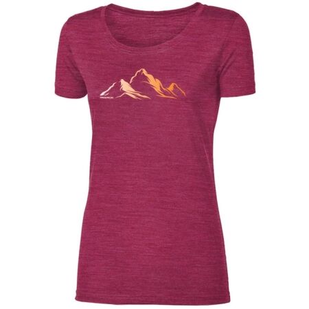 PROGRESS VINKA MOUNTAINS - Ženska merino kratka majica