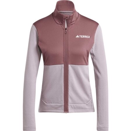 adidas TERREX MULTI LIGHT FLEECE FULL-ZIP - Női pulóver