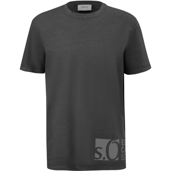 s.Oliver RL T-SHIRT Pánske tričko, tmavo sivá, veľkosť