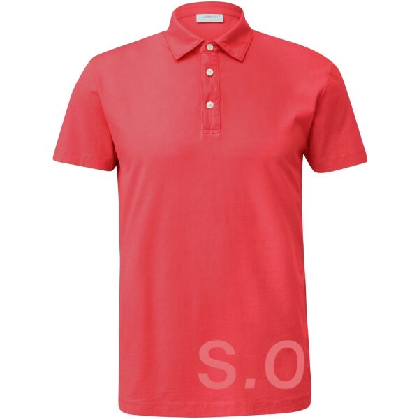 s.Oliver RL POLO SHIRT Pánske polo tričko, červená, veľkosť