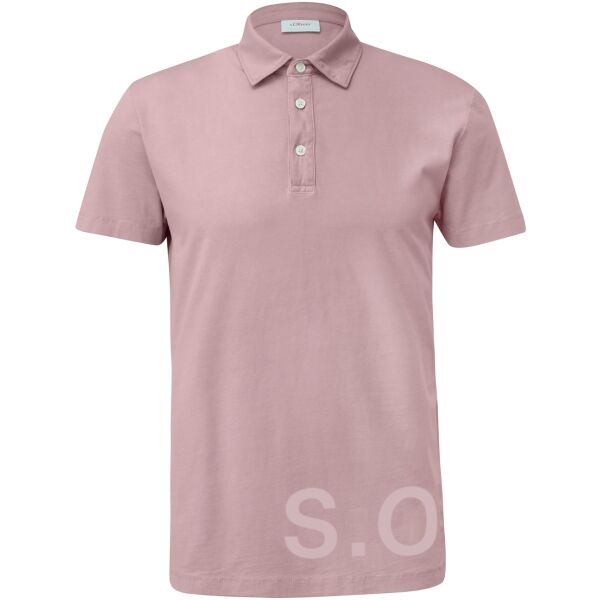 s.Oliver RL POLO SHIRT Pánske polo tričko, ružová, veľkosť