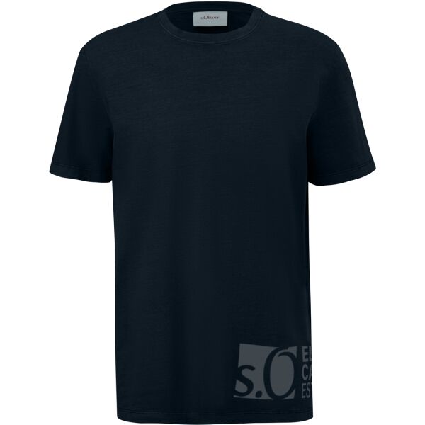 s.Oliver RL T-SHIRT Pánske tričko, tmavo modrá, veľkosť