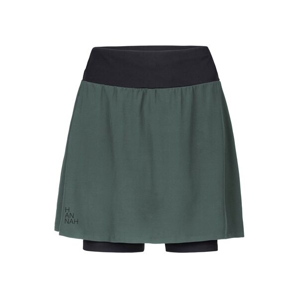 Hannah LIS SKIRT Dámska športová sukňa, tmavo zelená, veľkosť