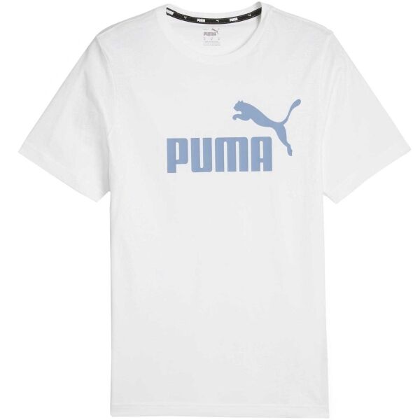 Puma ESS LOGO TEE Férfi póló, fehér, méret