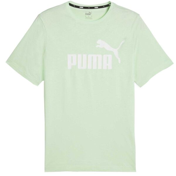Puma ESS LOGO TEE Férfi póló, világoszöld, méret