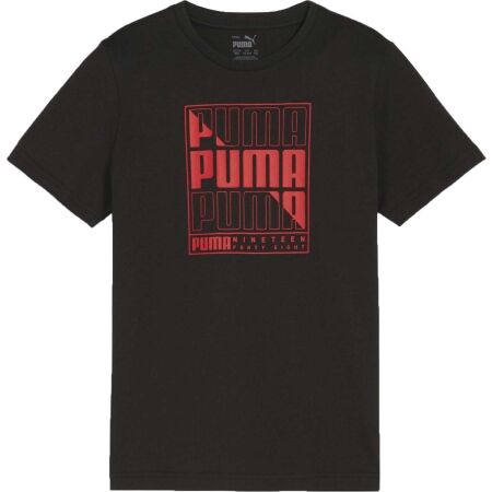 Puma GRAPHICS WORDING TEE B - Chlapčenské tričko