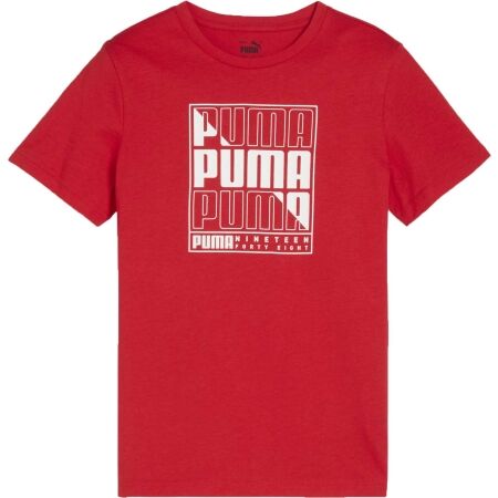 Puma GRAPHICS WORDING TEE B - Jungen-T-Shirt
