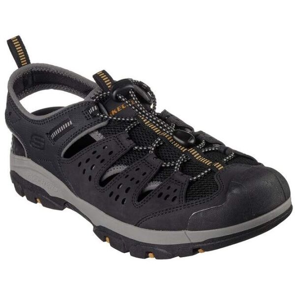 Skechers TRESMEN - MENARD Pánske sandále, čierna, veľkosť