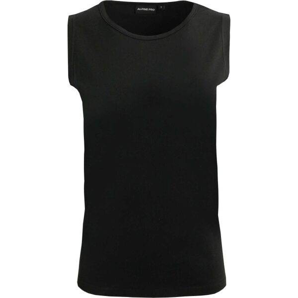 ALPINE PRO KERA Дамска тениска, черно, размер