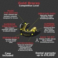 Protecție dinți pentru utilizatorii de aparat dentar