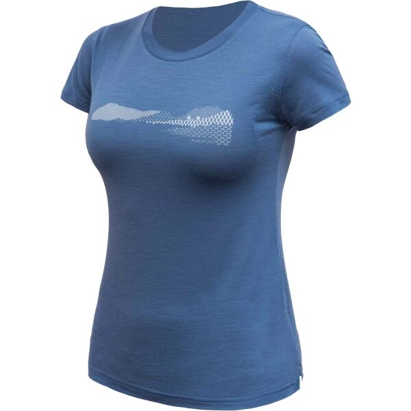Sensor MERINO AIR HILLS Női funkcionális póló, kék, méret