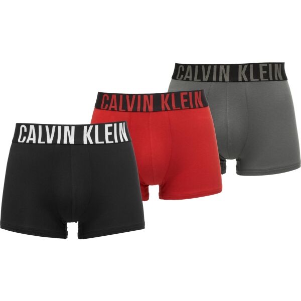 Calvin Klein TRUNK 3PK Férfi boxeralsó, piros, méret