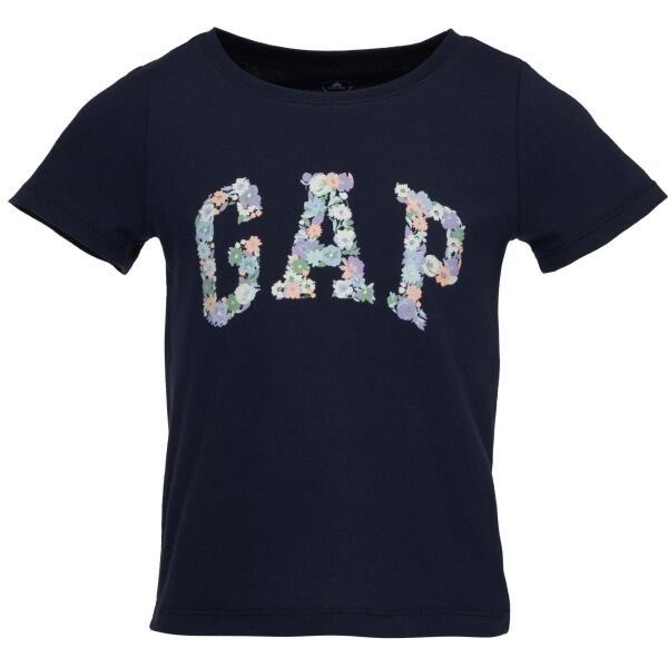 GAP GRAPHIC LOGO Dievčenské tričko, tmavo modrá, veľkosť