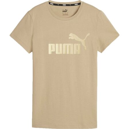 Puma ESS+ METALLIC LOGO TEE - Tricou de damă