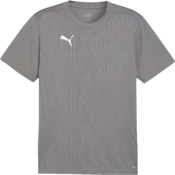 Puma TEAMFINAL TRAINING JERSEY Pánske športové tričko, sivá, veľkosť