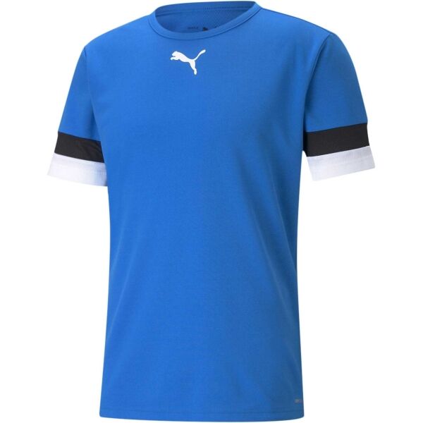 Puma teamRISE Chlapčenské futbalové tričko, modrá, veľkosť