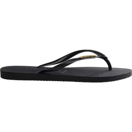 HAVAIANAS SLIM LOGO METALLIC - Șlapi damă