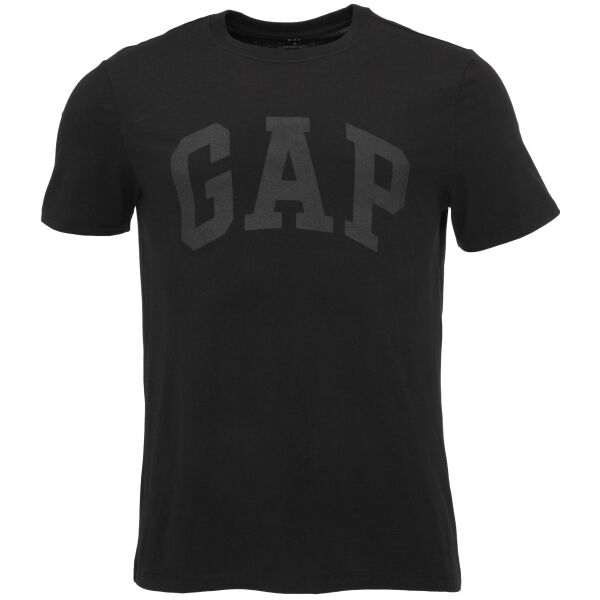 GAP BASIC LOGO Pánske tričko, čierna, veľkosť