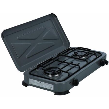 GIMEG 2-STOVE FRS - Double-burner gas cooker with a lighter