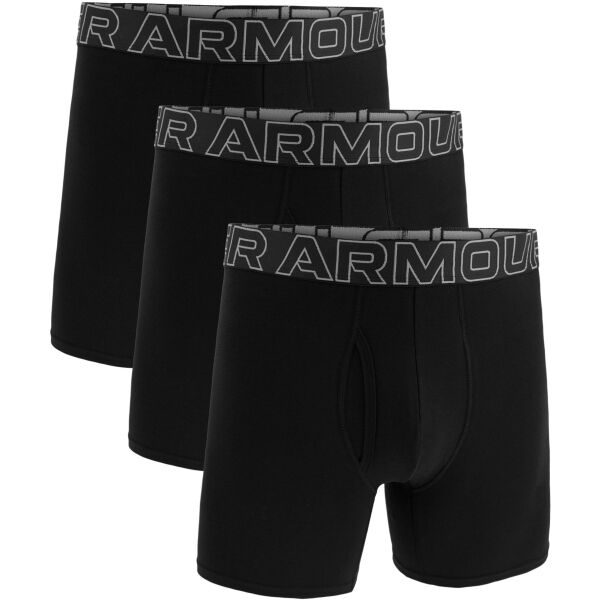 Under Armour PERF COTTON Pánske boxerky, čierna, veľkosť