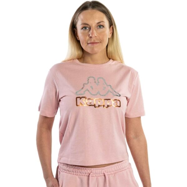 Kappa LOGO FALELLA Dámske tričko, ružová, veľkosť
