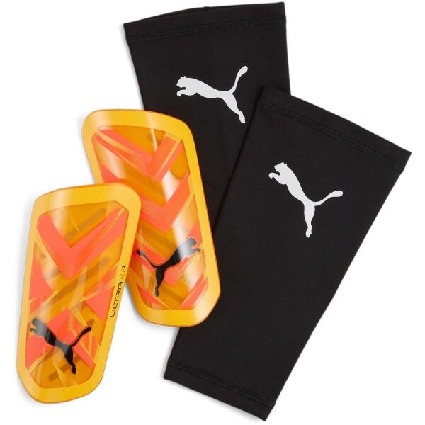 Puma ULTRA FLEX SLEEVE Детски футболни кори, оранжево, размер